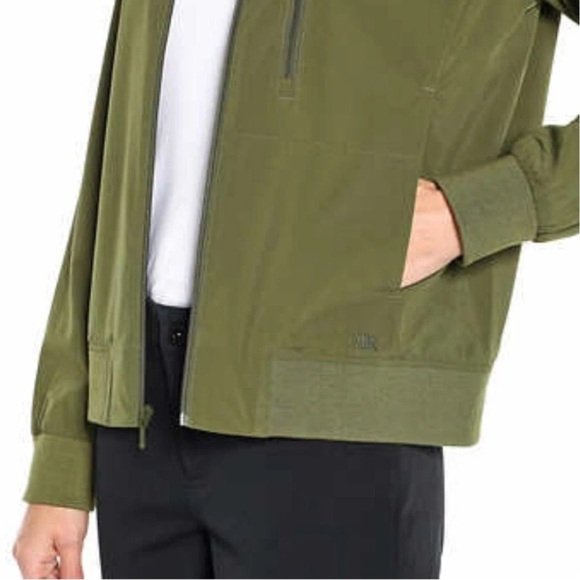 Banana Republic Full-Zip Bomber Jacket Women’s Size Large in Olive Green - EUC! - Picture 5 of 15